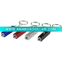 Mini Aluminum Shell LED Keychain Flashlight