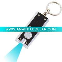 Wholesale 1LED mini keychain black flashlight