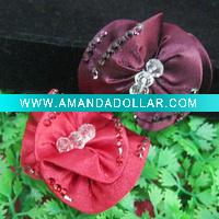 Wholesale Fashion silk flower ornaments for shoes and clothing