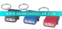 2 led flashlight keychain