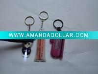 Wholesale promotion led flashlight keychain