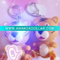 Wholesale Animal tiger keychain promotional gift items