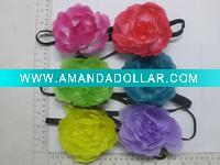 Elegant appearance silk flower hair band