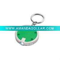 Wholesale mini new shape multi UV LED flashlight and torch light Keychain