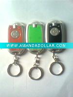 Wholesale keychain promotion gift led flashlight