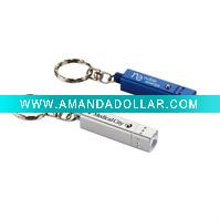 mini new shape multi LED UV Flashlight and Torch light Keychain