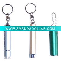 Wholesale promotion led metal keychain flashlight