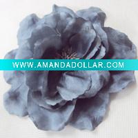 silk flower brooch