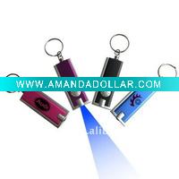 sp-A69 plastic +aluminum mini led keychain