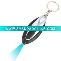 LED plastic keychain