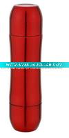 500ML double layer vacuum flask with two caps