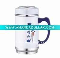 stainless steel vacuum flask with ceramic