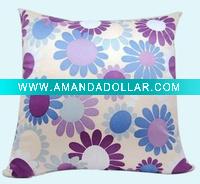 Wholesale flower cotton deco pillow case cushion cover