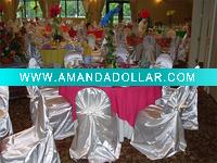 Wholesale chair cover,bag chair cover,satin chair cover, self-tie chair cover
