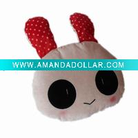 rabbit plush pillow