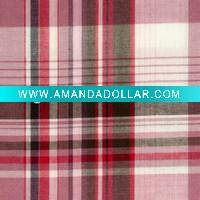pure cotton check fabric
