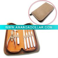 Manicure set in bag with zipper