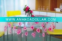 Wholesale waterproof pvc printed tablecloth in rolls or pieces
