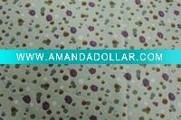 Wholesale hot poly cotton CVC covering yarns burnout woven fabric