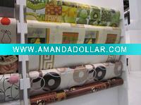 Wholesale pvc tablecloth with non woven backing