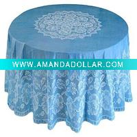 Wholesale Lace Embossed PVC Tablecloth