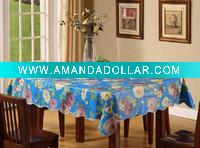 100% PEVA printed tablecloth