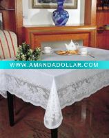 Vinyl Lace Tablecloth