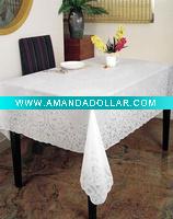 Vinyl Lace Tablecloth