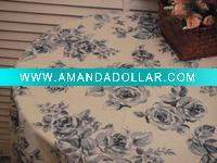 Wholesale round table cover/printed table cover/non-phthalate table cover