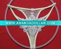Wholesale 2011 new design hot sale sexy and fashionable embroideried brief