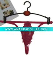 Wholesale Embroidered China red M size T-back thong panty