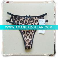 Wholesale Leopard grain Sexy Thong,underwear,adults