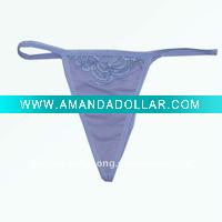 Wholesale sexy lady lace front T-back thongs