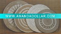 Wholesale Straw Place Mats / Straw Coasters / Straw Baskets / Laundry Baskets/ Strawmat /Straw Tablemat