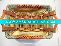 Rattan decorative fruit basket