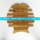 Wholesale bamboo tablemat/animal shape platemat/placemat