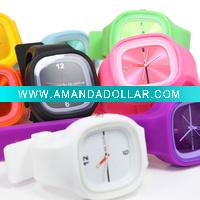 Wholesale waterproof silicone bracelet ,New style button silicone watch,Bracelet silicone watch