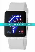 Wholesale 2011 Newest led silicone watch