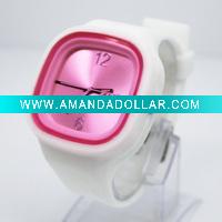 Wholesale Pink silicone watch