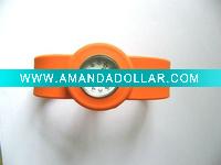 Wholesale mixed color cool snap silicone watch