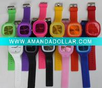 Wholesale hot and fashion silicone watch