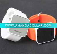 Wholesale 2010 fashion LED silicone watch