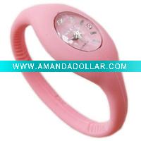 Wholesale 2011 JLF fashion silicone watches for women in pink