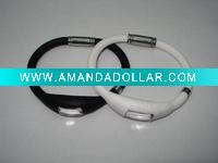 Power silicone watches with nickel-plating and loadstone