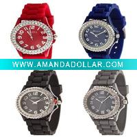 geneva silicone watch