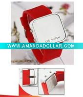 Wholesale color change silicon watch