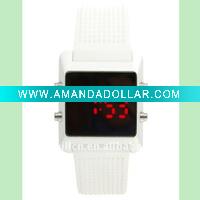 Wholesale 2011 Newest Fashion LED silicone watch