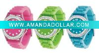 Wholesale 2011 NEWEST PROMOTION WRISTWATCH/SILICONE WATCH