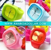 Wholesale Wholesale 20100 new fashion silicone watch band 55pcs/lot free shipping