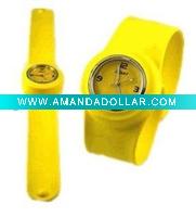 2011 Slap Silicone Watch-Yellow